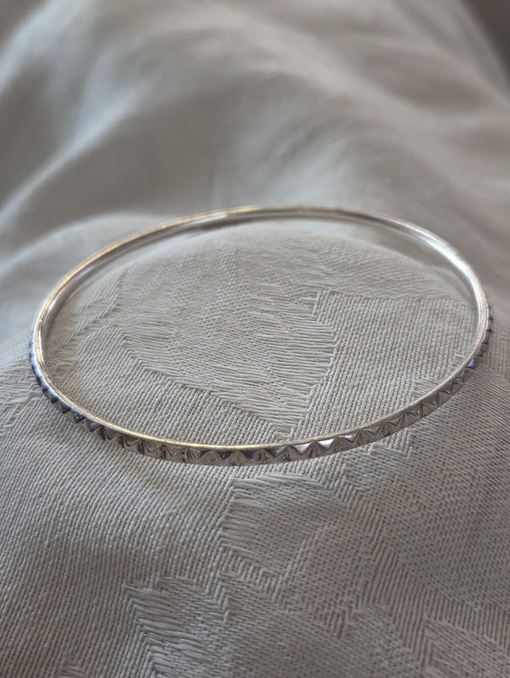 LAGOS Sugarloaf Bangle Bracelet, Sterling Silver